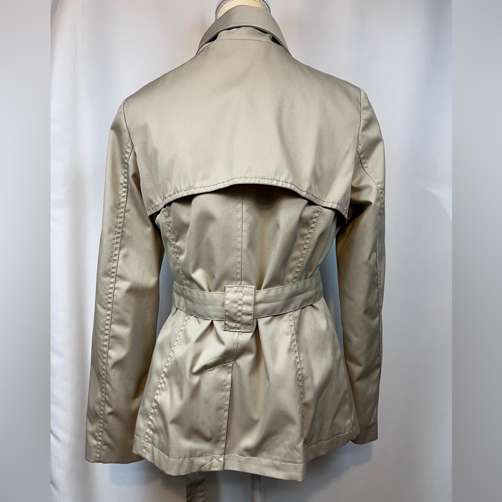 H&M Tan Coat with Belt and Lining Size 10 - Picture 8 of 12